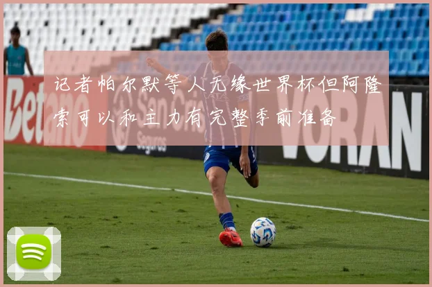 记者帕尔默等人无缘世界杯但阿隆索可以和主力有完整季前准备